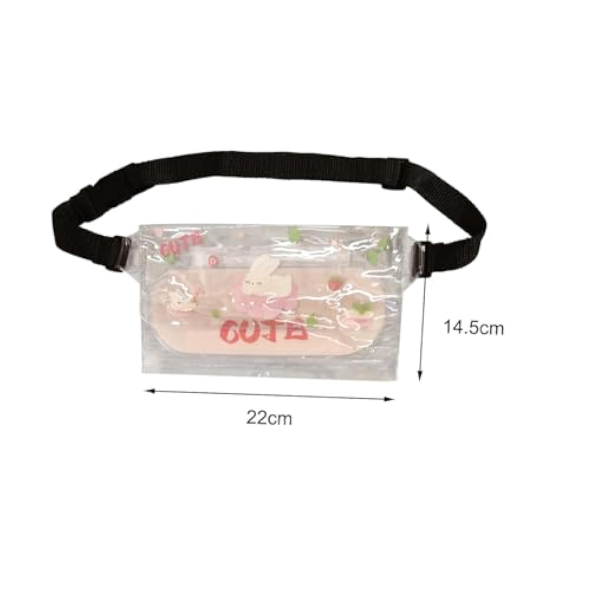 Waterproof Fanny Pack Clear Waterproof Bag, Adjustable Strap